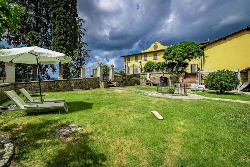 Luxury Limonaia With Jacuzzi Near Florence San Jacopo al Girone Luaran gambar